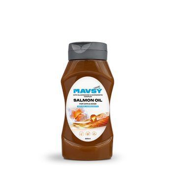 Mavsy Salmon Oil + Glucosamine & Chondroitin - Лососевое масло с глюкозамином и хондроитином, 300 мл 40574 фото