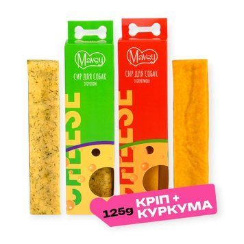 Сет Mavsy Сир з кропом + сир з куркумою 125 г MAV0007 фото